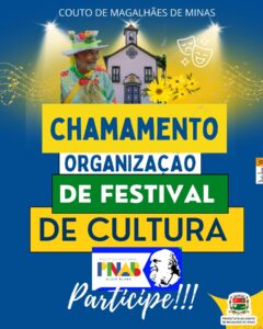 Chamamento Público para Organização de Festival de Cultura