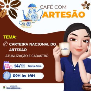 Café com artesão